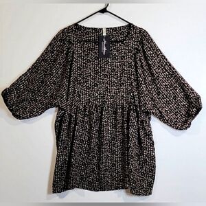 Hawthorne peasant tunic top NWT Size Large